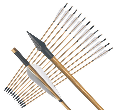 Archery wooden arrows - wooden,