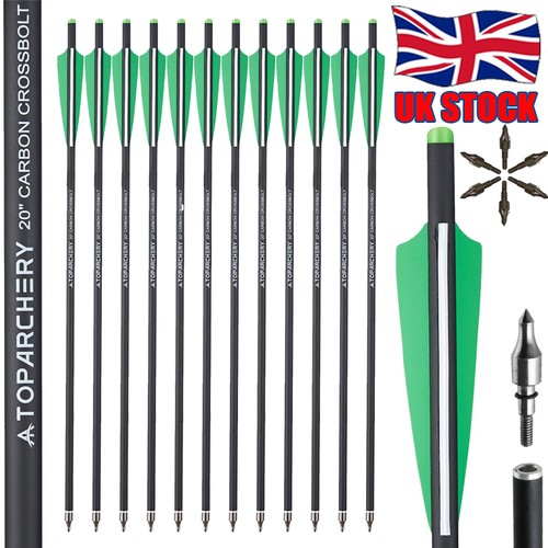 12x 20inch carbon bolts - 12x,