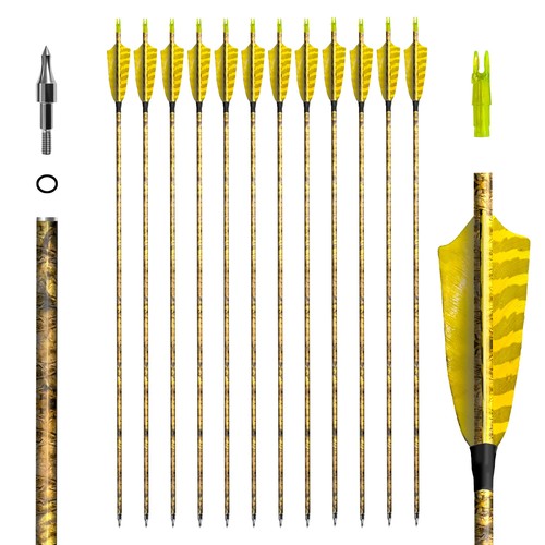 Camouflage carbon arrows - , 31"
