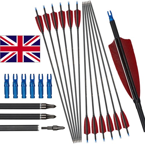 12x carbon arrows spine - carbon, 30"