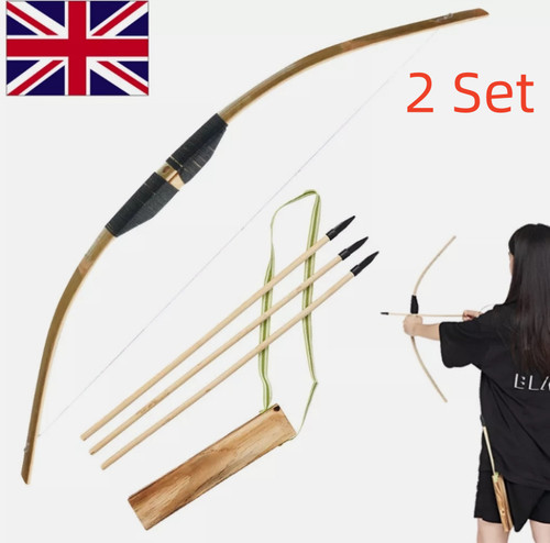 Handmade wooden bow arrow - wooden,