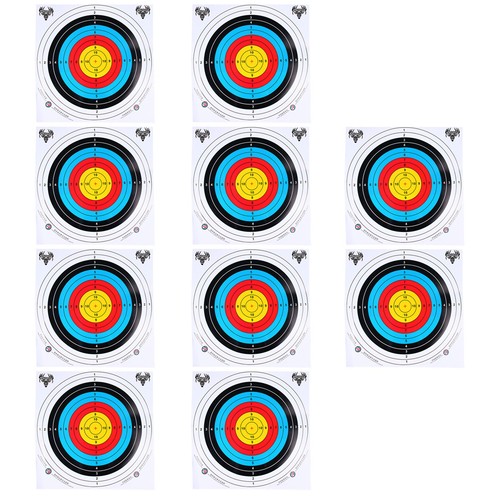 10x 60cm archery target - 10x,