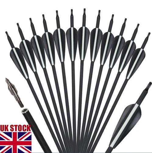 12pcs carbon arrows screw - 30",