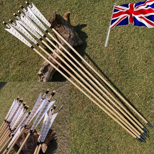 12pcs wooden arrows - wooden,