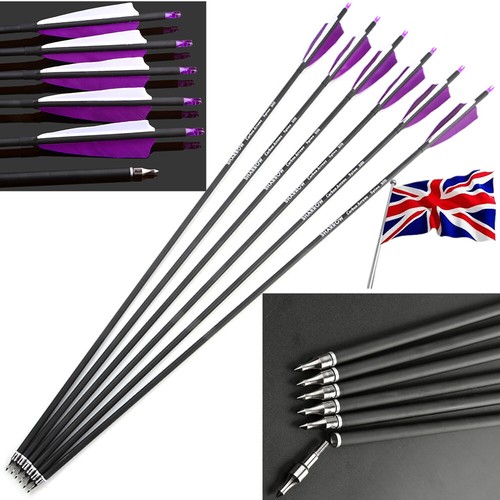 12x carbon arrows archery - arrows, 30''