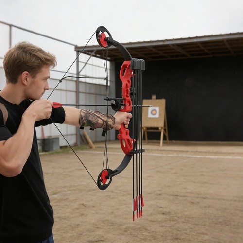 Compound bow and - bow, arrow