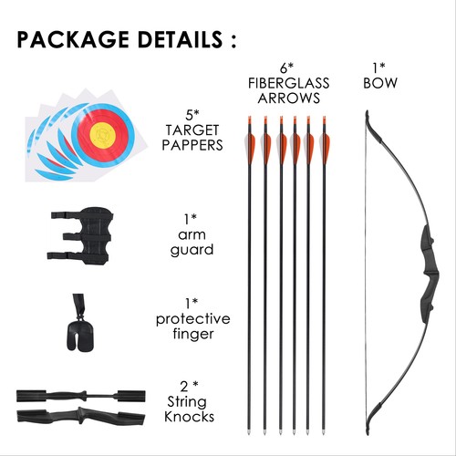 Archery 40lbs recurve - archery, takedown