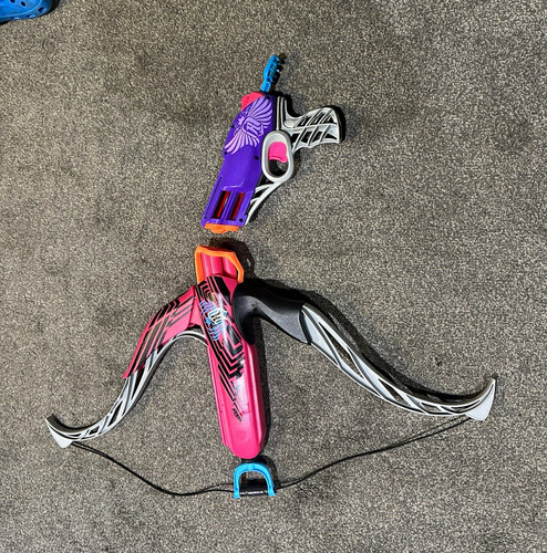 Nerf rebel set bow and - , gun