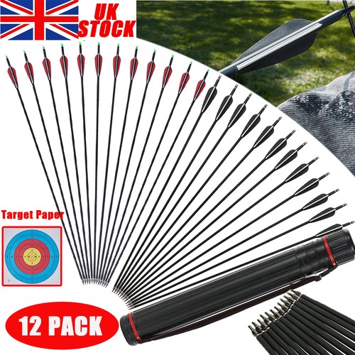 12pcs archery carbon - 12pcs,